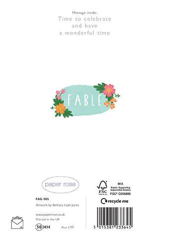 Fable Dalmatian Birthday Card - House of Cards