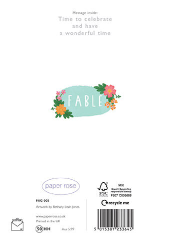Fable Dalmatian Birthday Card