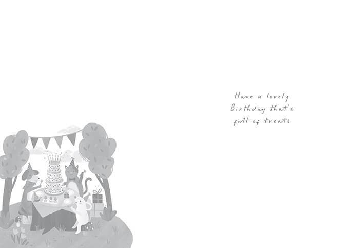 Fable Wonderful Day Birthday Card - House of Cards