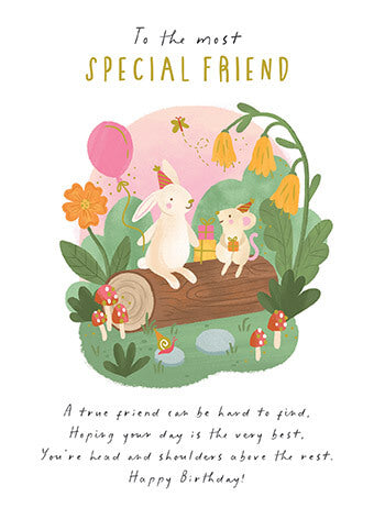 Fable Special Friend Birthday Card