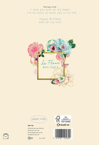 Wife Heart Birthday Card
