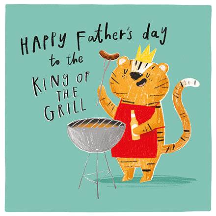 King of the Grill Happy Father's Card - House of Cards
