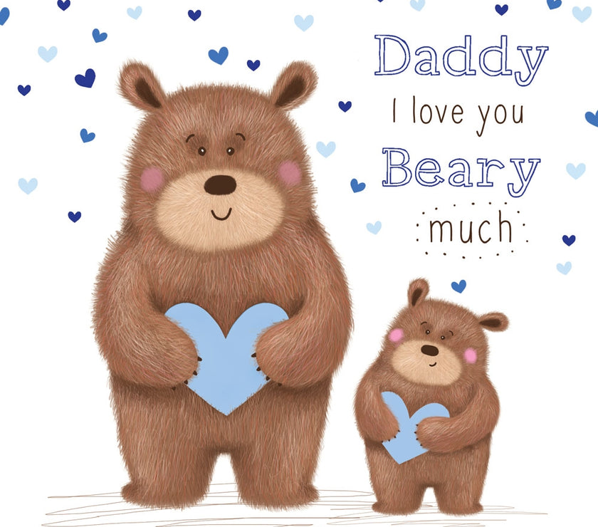 Bears I love you Daddy Fathers Day Card