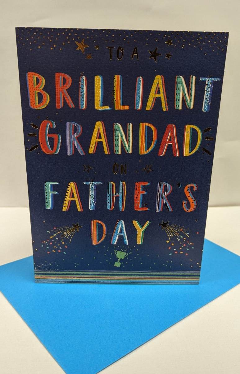 Brilliant Grandad Fathers Day Card - House of Cards