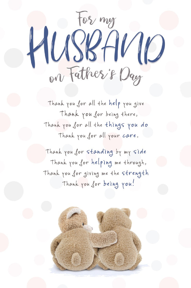 Husband on Fathers Day Card