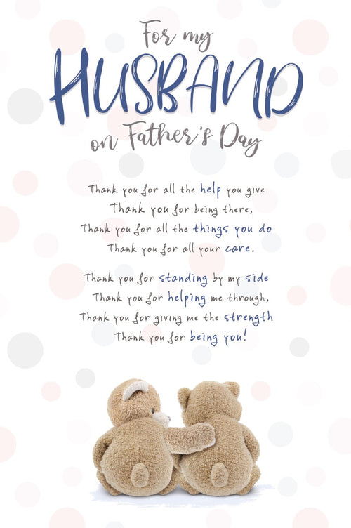 Husband on Fathers Day Card