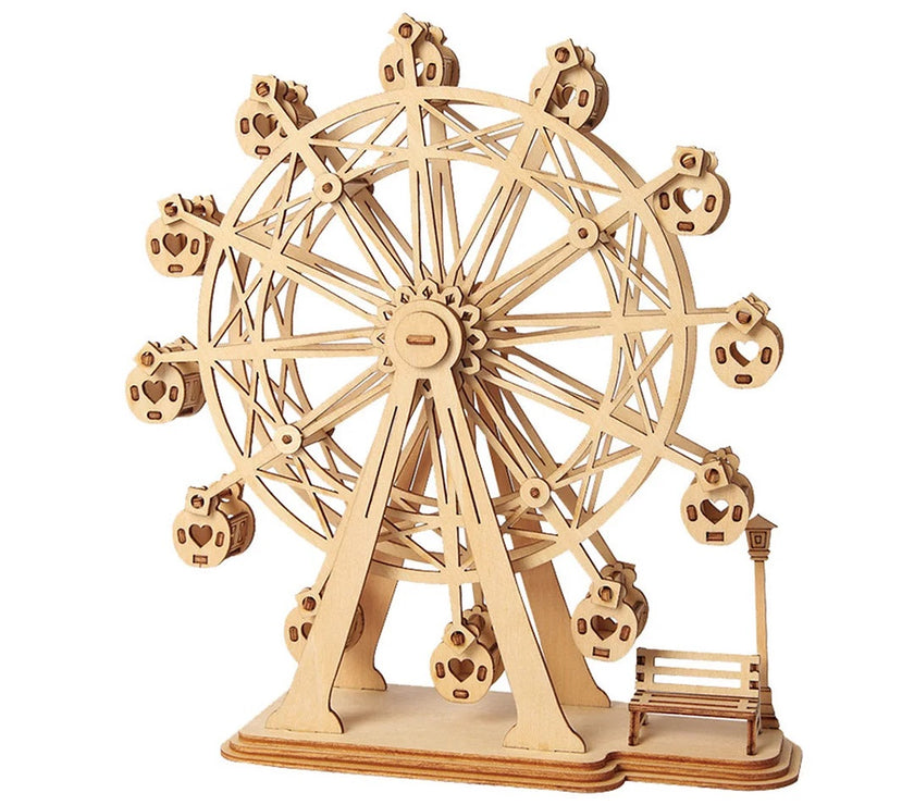 Ferris Wheel Wooden Model Kit