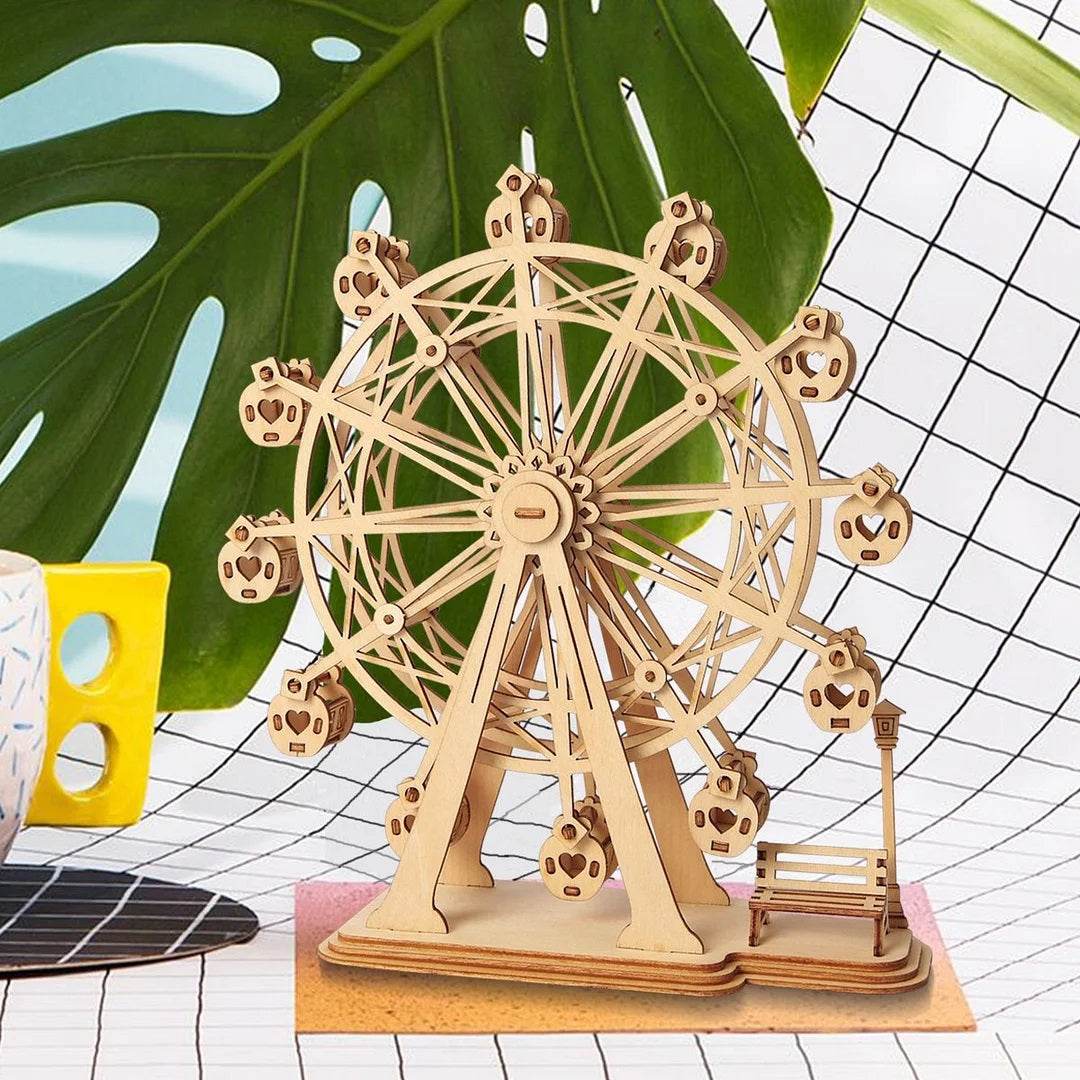 Ferris Wheel Wooden Model Kit - House of Cards