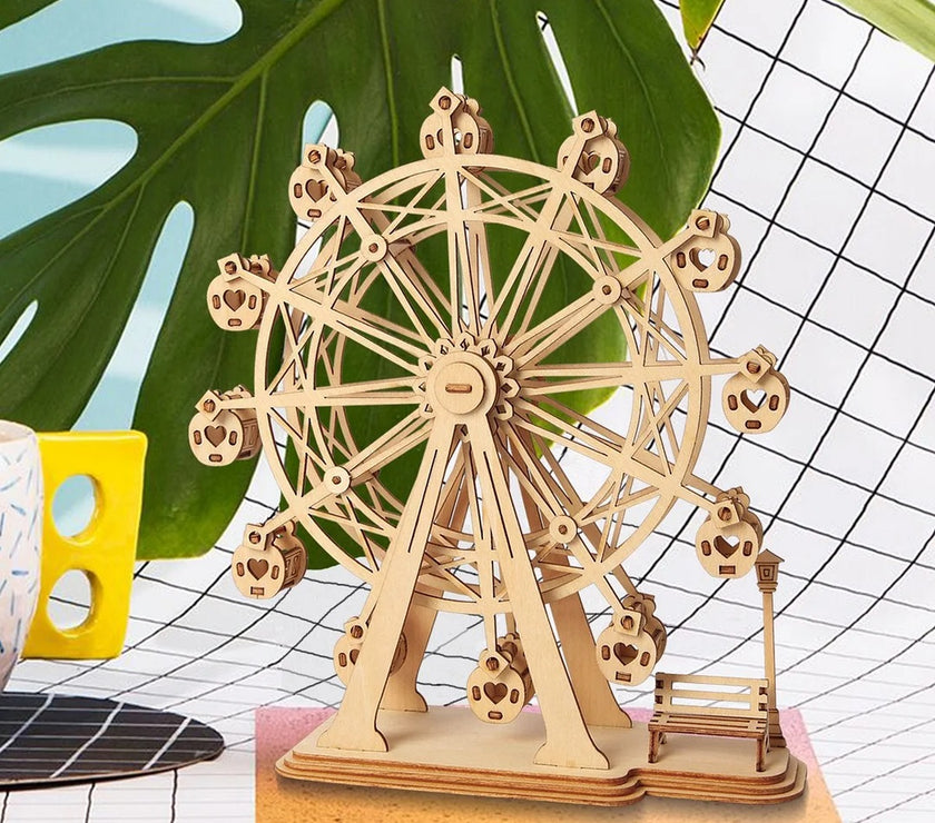 Ferris Wheel Wooden Model Kit