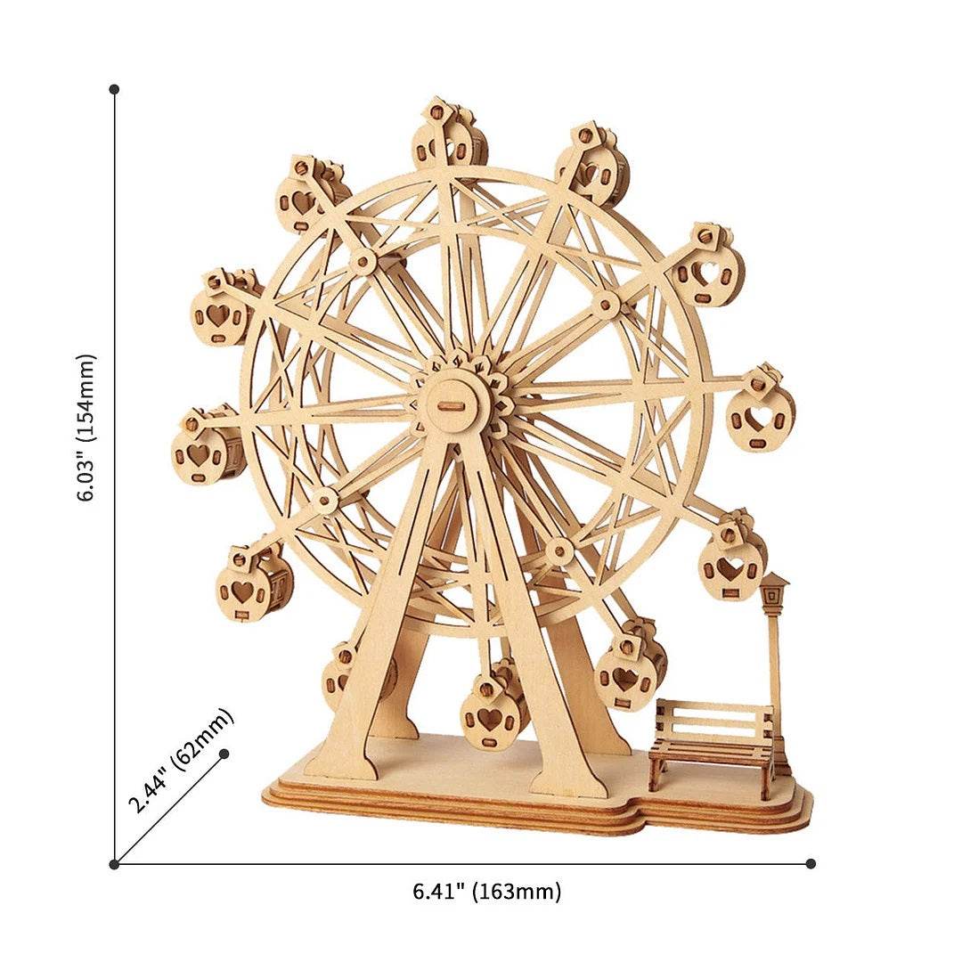 Ferris Wheel Wooden Model Kit - House of Cards