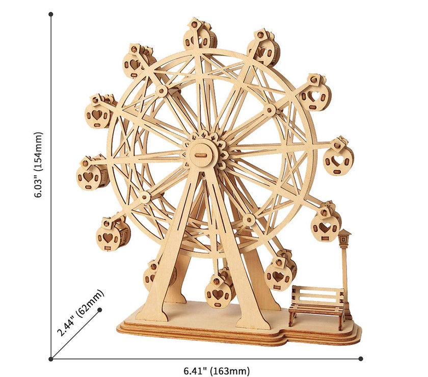 Ferris Wheel Wooden Model Kit