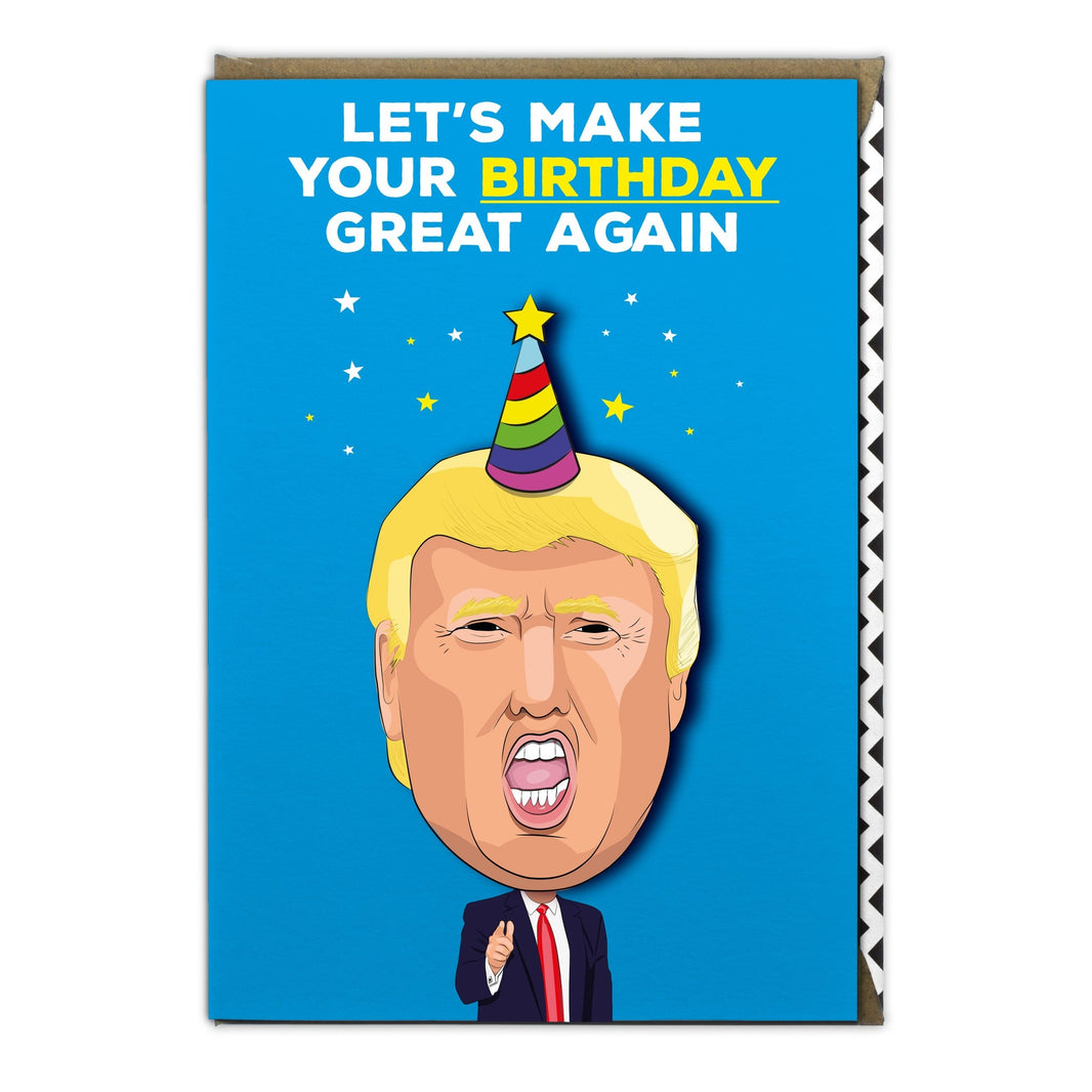 Donald Trump Birthday Card