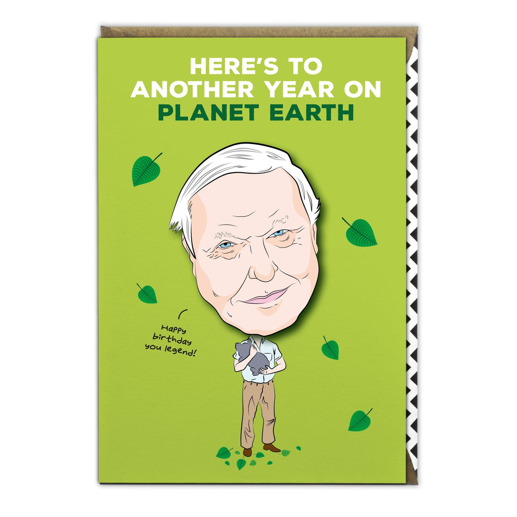 David Attenborough Birthday Card