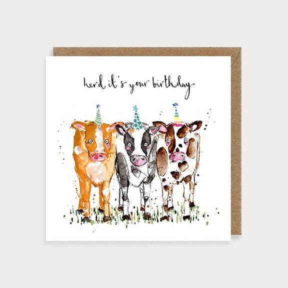 Herd Birthday Card - House of Cards