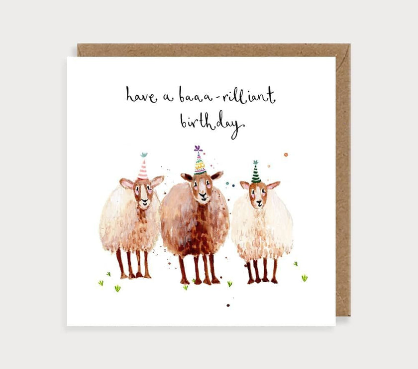Sheep Birthday Card