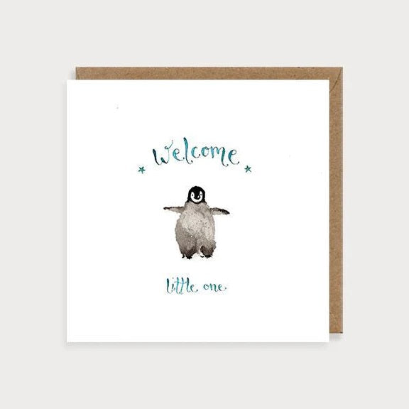 Penguin Baby Boy Card