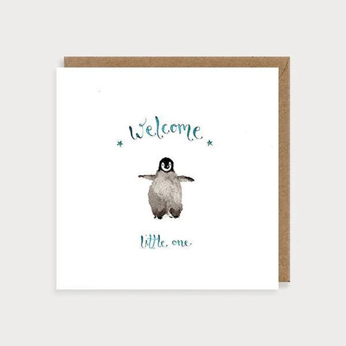 Penguin Baby Boy Card