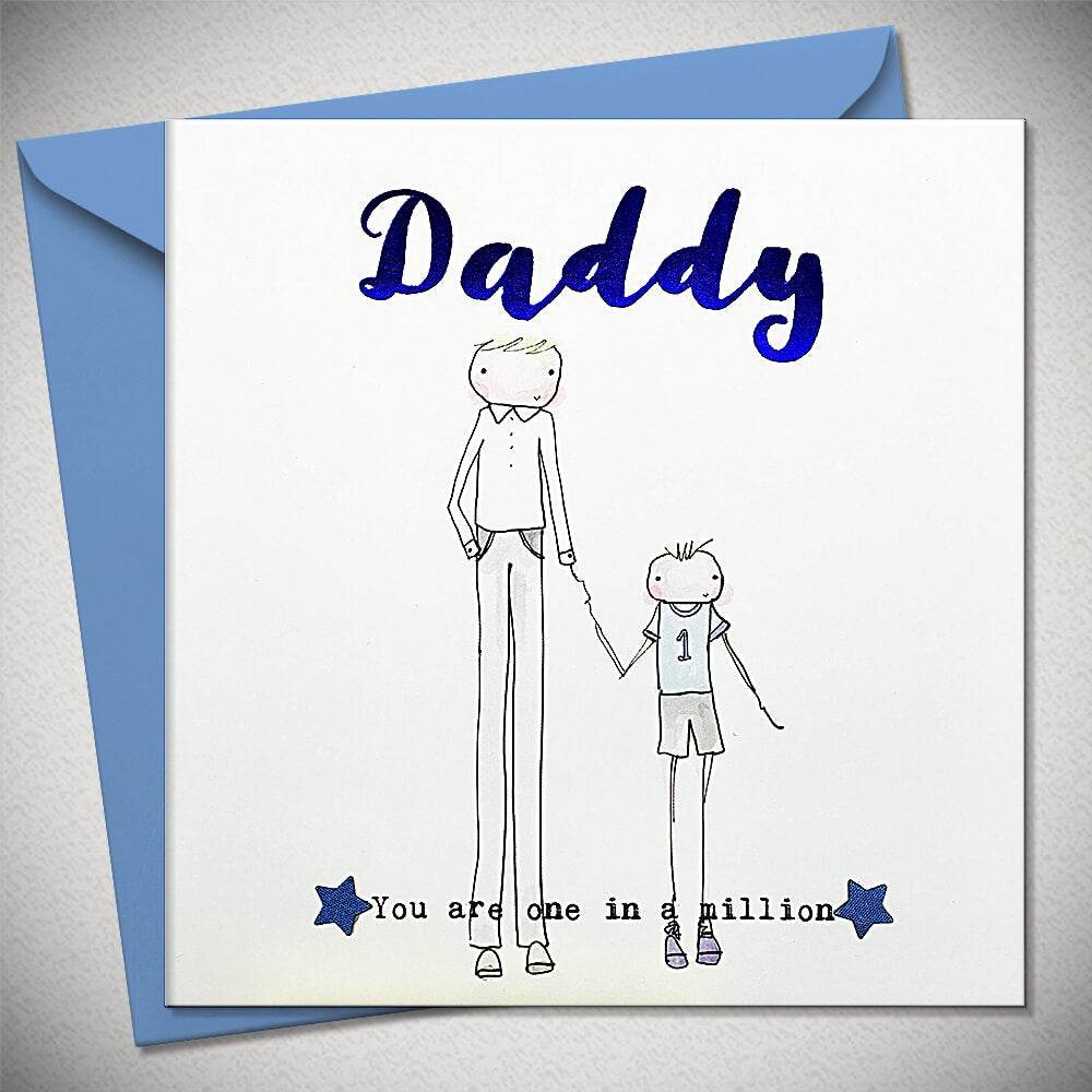 Daddy One in a Million Greetings Card - House of Cards