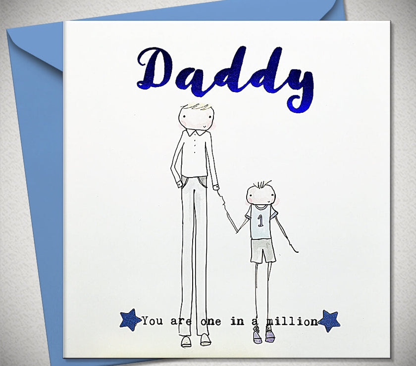 Daddy One in a Million Greetings Card