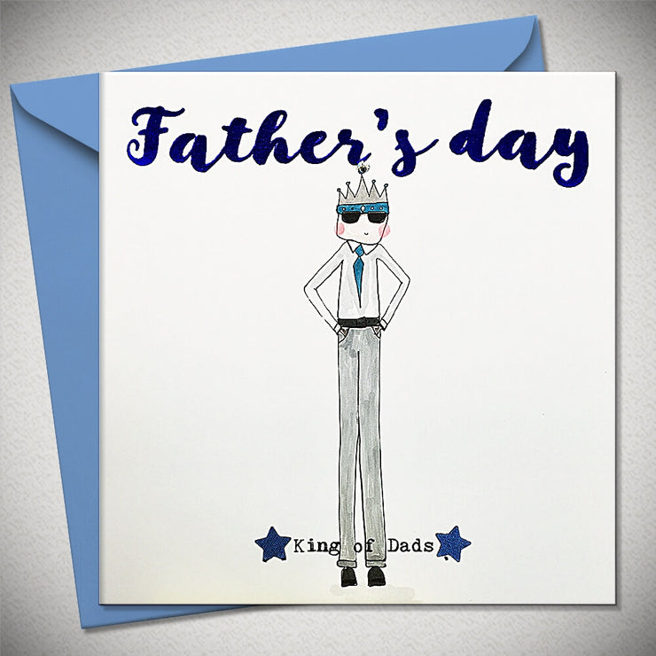 King of Dads Fathers Day Card