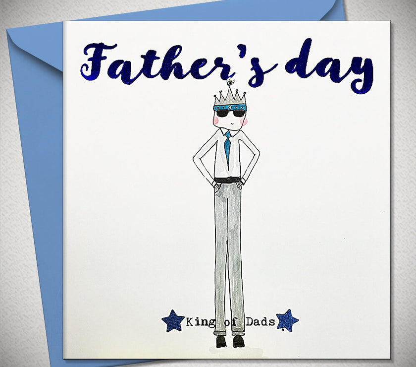 King of Dads Fathers Day Card