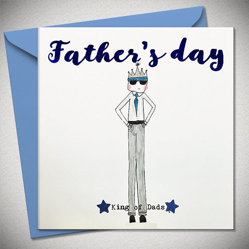 King of Dads Fathers Day Card