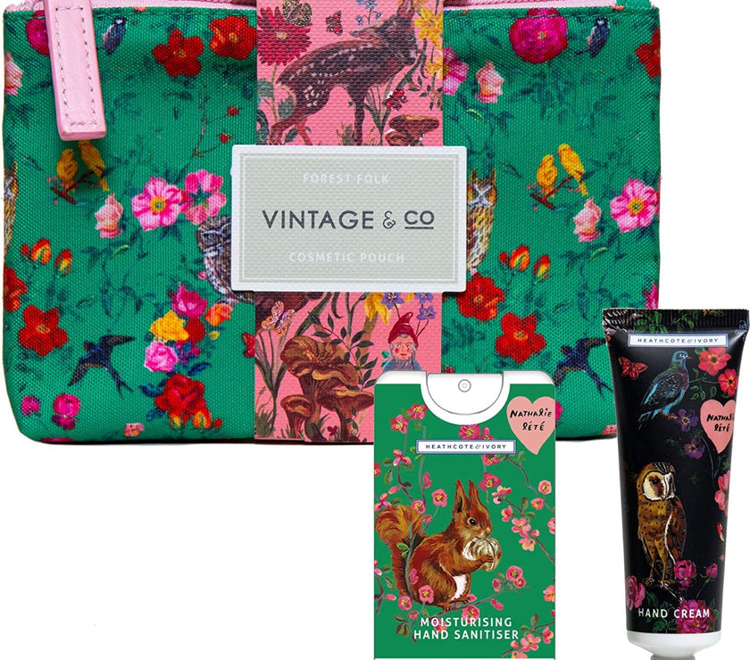 Nathalie Lete Forest Folk Cosmetic Pouch