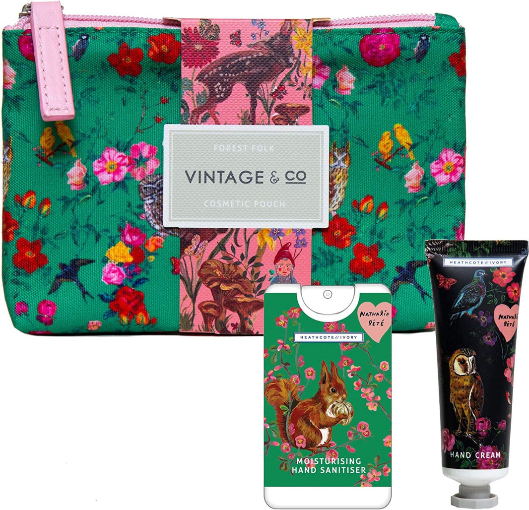 Nathalie Lete Forest Folk Cosmetic Pouch