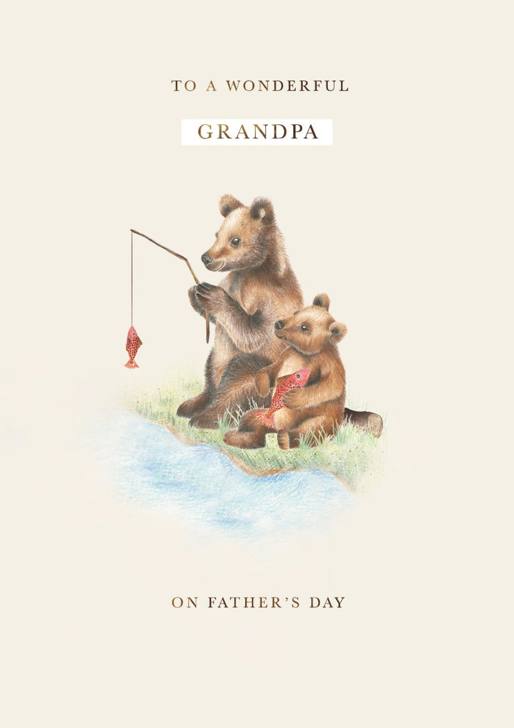 Grandpa Bear Fathers Day Card