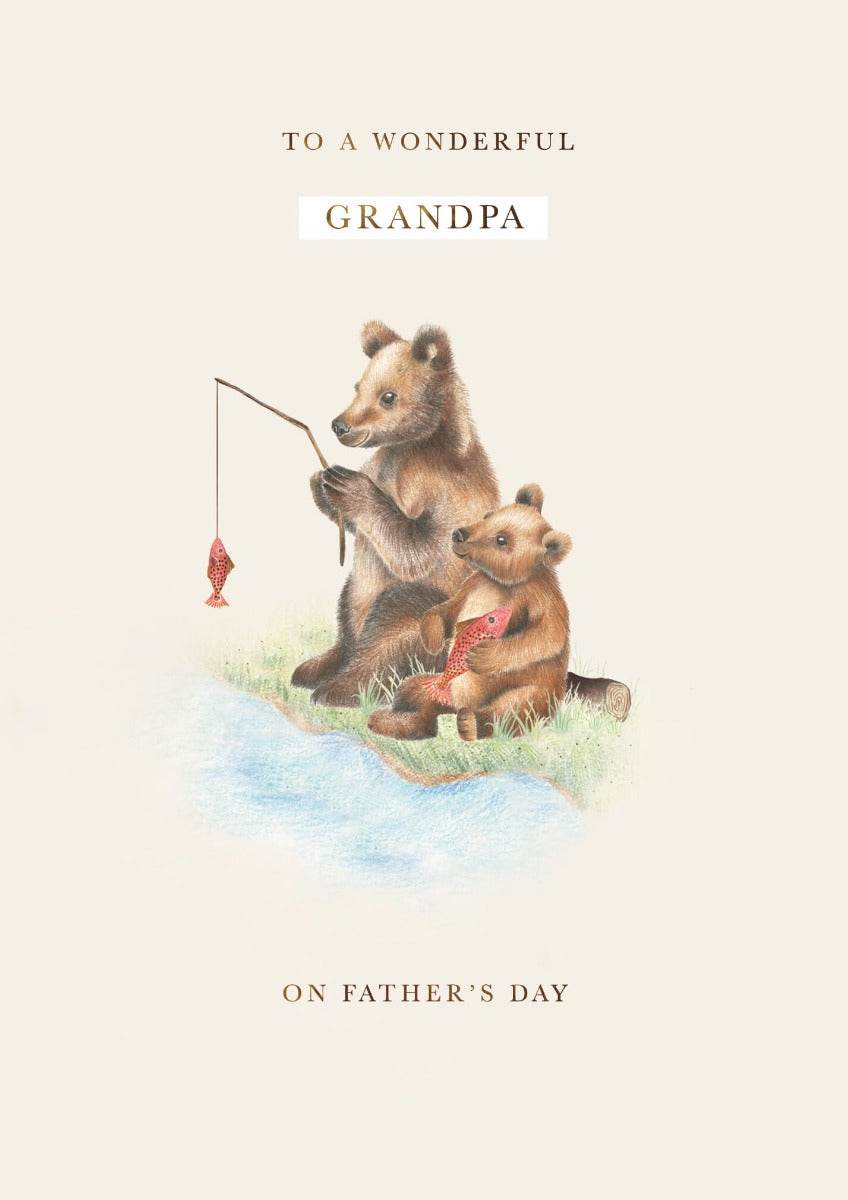 Grandpa Bear Fathers Day Card - House of Cards
