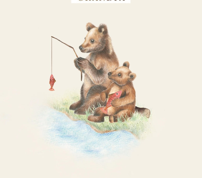 Grandpa Bear Fathers Day Card