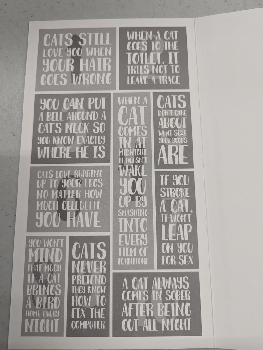 Cats Birthday Card