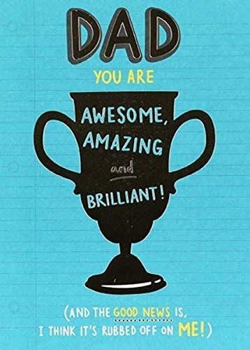 Trophy Fathers Day Card