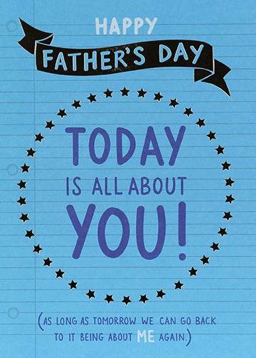 All About You Fathers Day Card - House of Cards