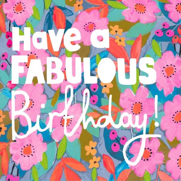 Fabulous Birthday Card