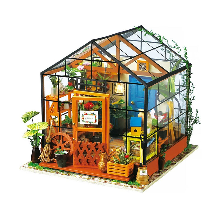 Cathy's Flower House Miniature Dollhouse Kit