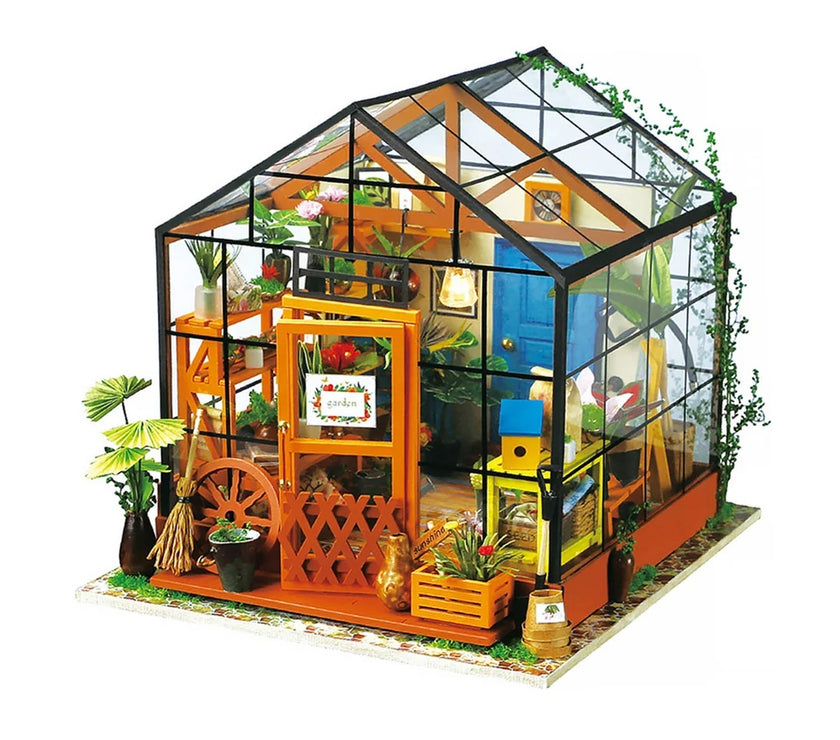 Cathy's Flower House Miniature Dollhouse Kit