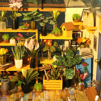 Cathy's Flower House Miniature Dollhouse Kit