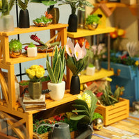 Cathy's Flower House Miniature Dollhouse Kit