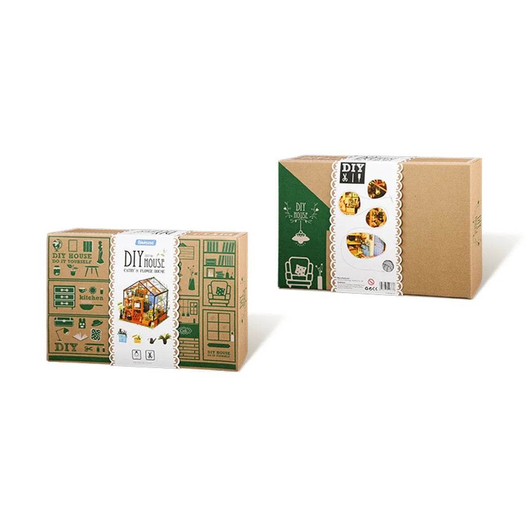 Cathy's Flower House Miniature Dollhouse Kit - House of Cards