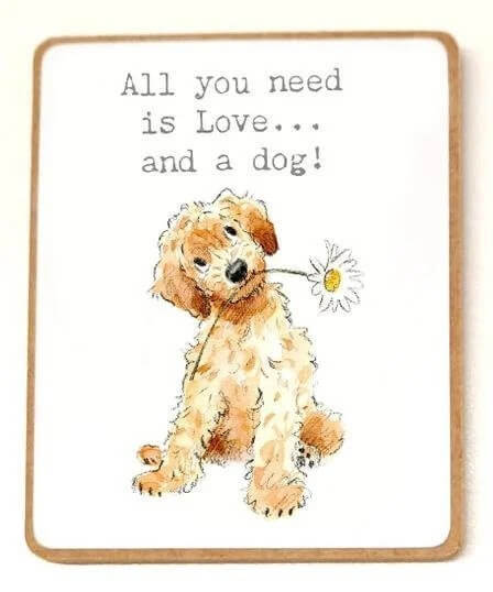 Fridge Magnet Love Dog