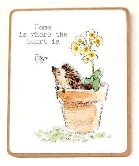 Fridge Magnet Home Hedgehog - House of Cards