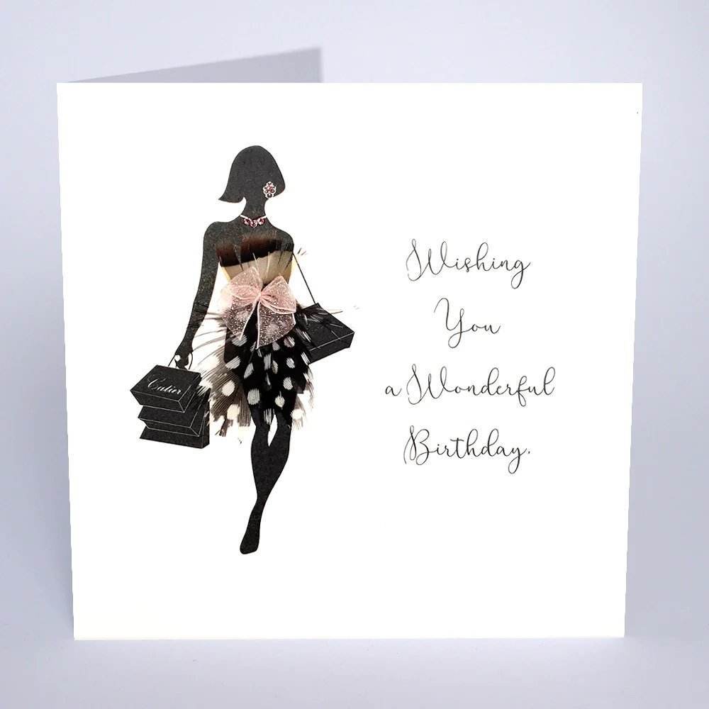 Wonderful Birthday Card - House of Cards