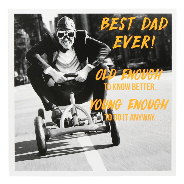 Kart Racer Fathers Day Card