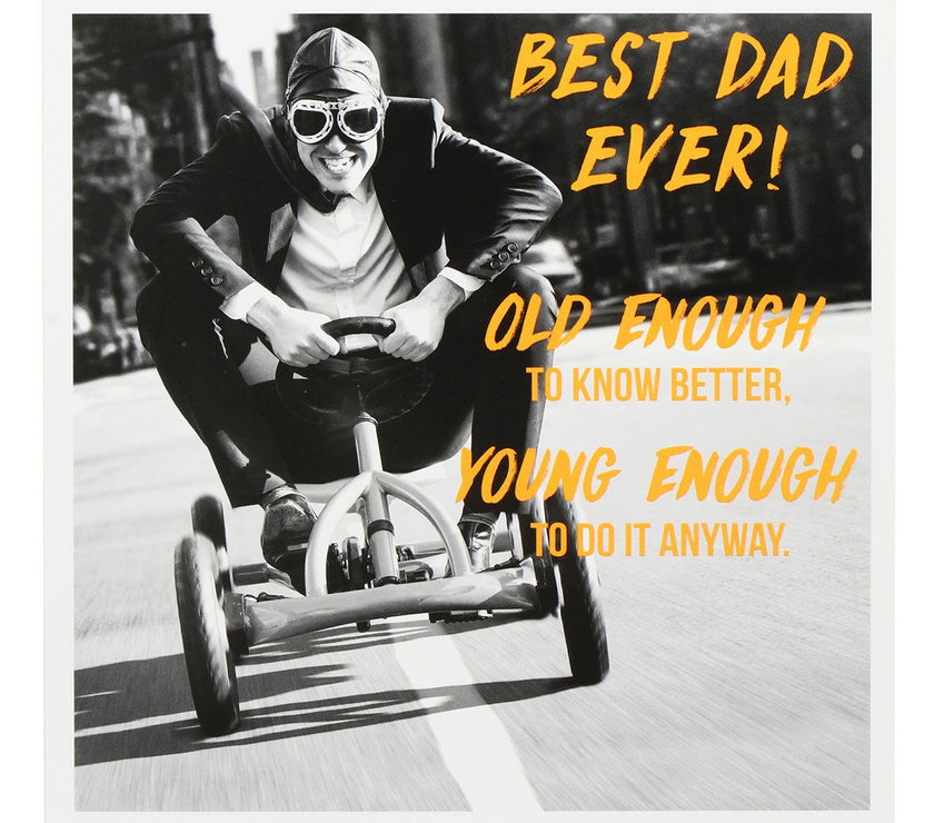 Kart Racer Fathers Day Card