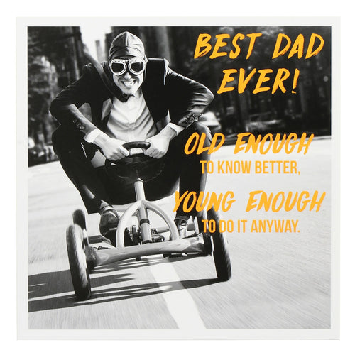 Kart Racer Fathers Day Card