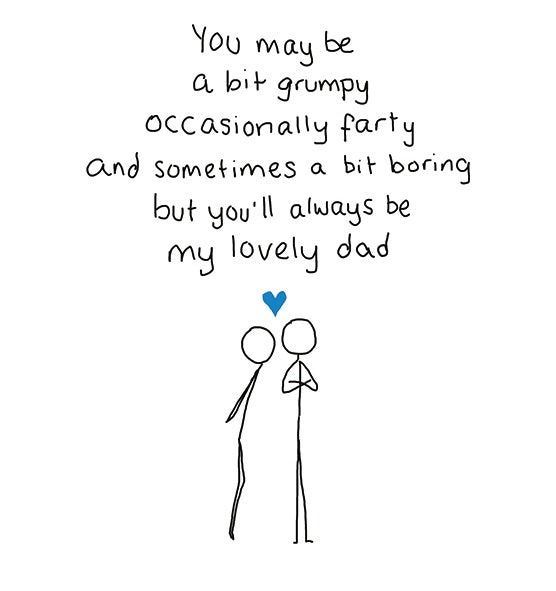 My Lovely Dad Fathers Day Card