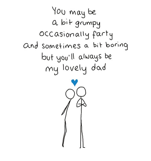 My Lovely Dad Fathers Day Card