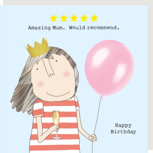 5 Star Mum Birthday Card - House of Cards