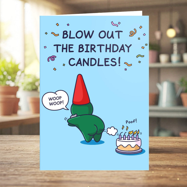 Blow Out Candles Birthday Card